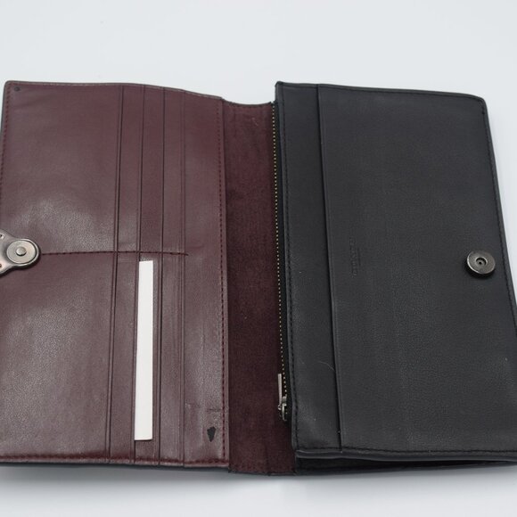 RARE Coach Dreamer Wallet Signature Patchwork Leather & Suede Wallet - Picture 6 of 16